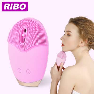 best electric sonic silicone face wash foam skin cleansing facial deep pore cleanser brush scrubber set for women oily dry skin